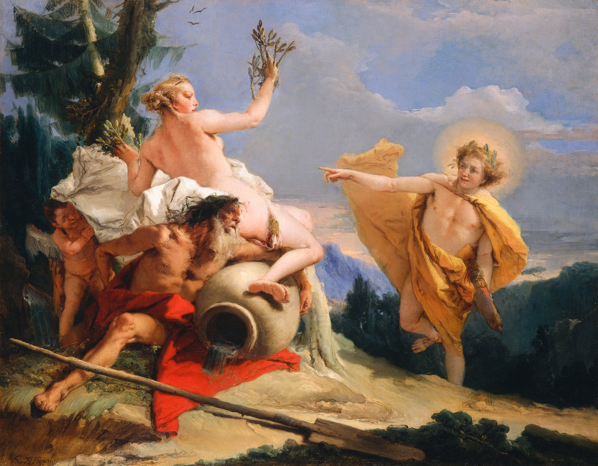 Giovanni Battista Tiepolo, Apollo insegue Dafne