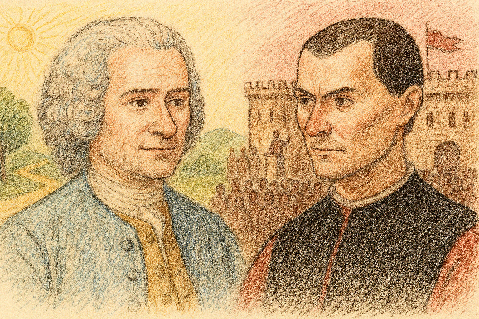 Rousseau e Machiavelli: natura o disciplina?
